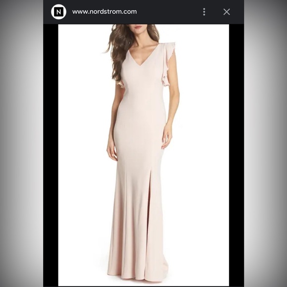 Adrianna papell Elegant blush pink cocktail dress size 2 - Picture 6 of 6